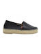 Ragazza Lederne Damen Espadrilles Black