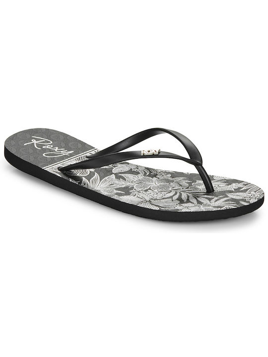 Roxy Viva Stamp Ii Frauen Flip Flops in Schwarz Farbe