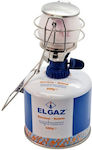 Lampă de expediție GPL Elg-240 cu aprindere piezoelectrică, pentru utilizare cu fiole filetate