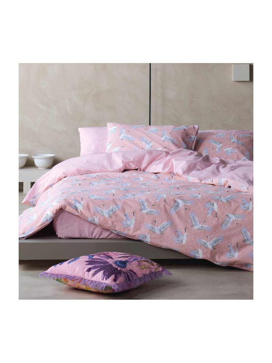 Kentia Duvet Cover Set Cotton Single with Pillowcase 160x240 Kimora