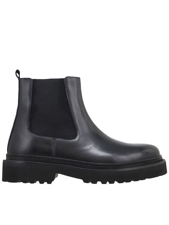 Kalogirou Leather Black Men's Boots