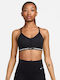 Dri-Fit Indy Women's Sports Bra with Light Padding Black