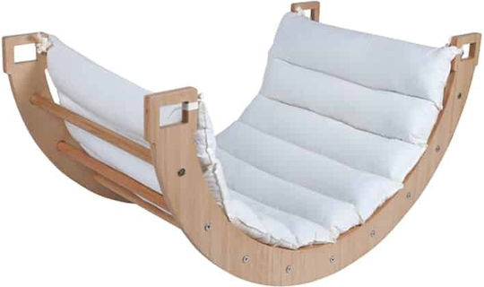 Larisa & Pumpkin Pikler with Climbing Surface White