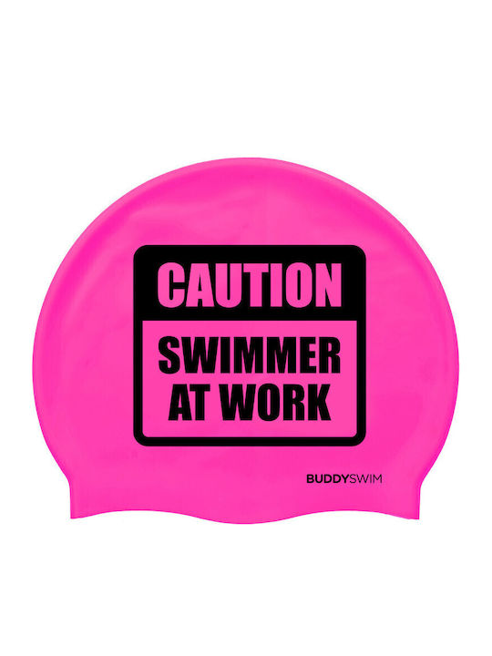 Buddyswim Caution Swimmer At Work Silicone Adul...