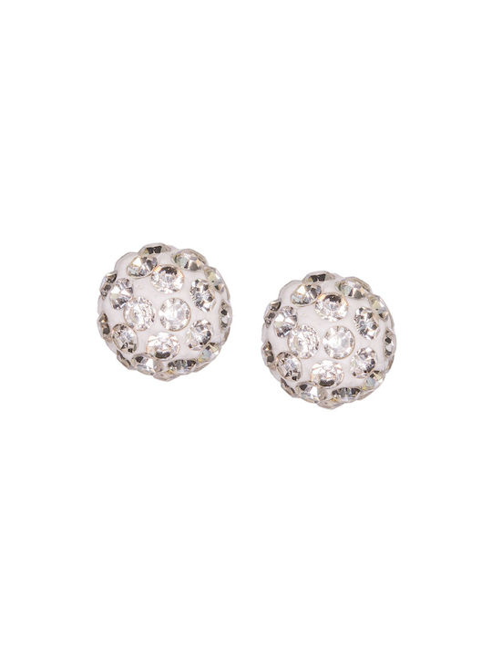 Stud Earrings With Rhinestones