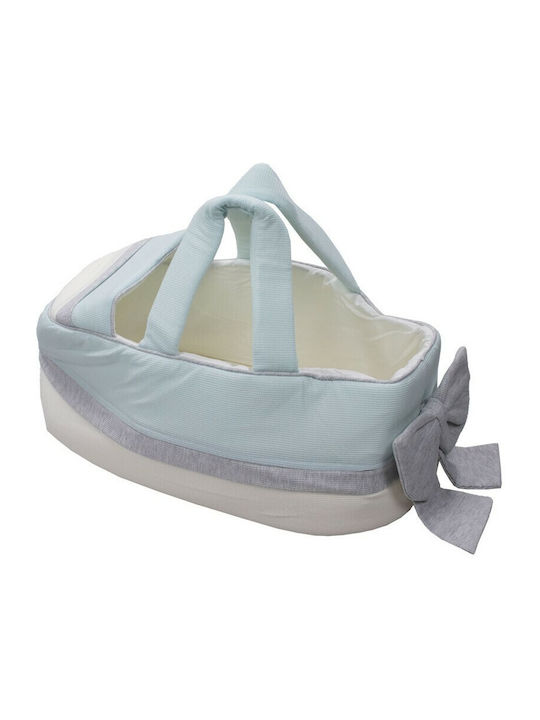 Kamtex Baby Moses Basket Light Blue