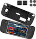Jys Silicone Steam Deck Protective Case Black