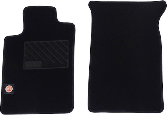 Autopataki Front Mats 2pcs for Fiat Barchetta Black