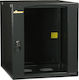Delta Επιτοίχια Καμπίνα Rack 12U Μαύρο R19-12U 600 2S