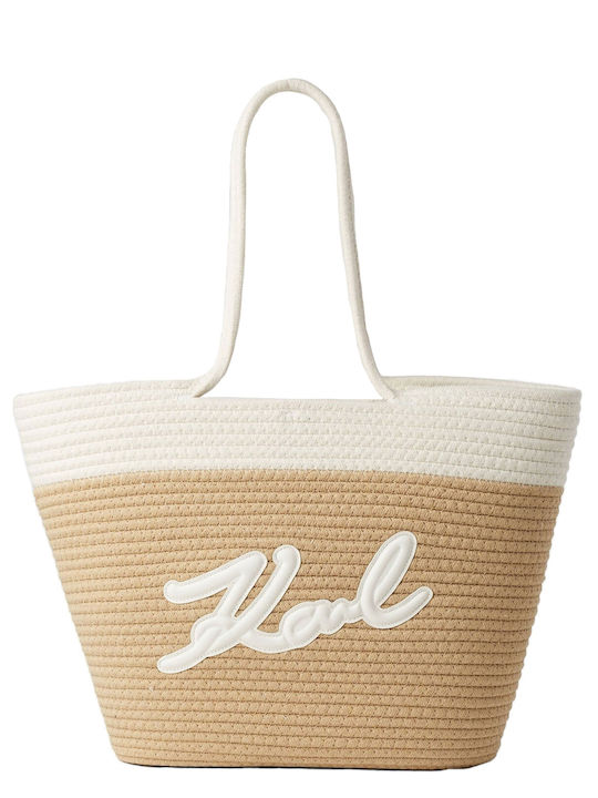 Karl Lagerfeld Stoff Strandtasche mit Geldbörse...