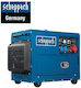 Scheppach SG5200D Τριφασική Αθόρυβη Γεννήτρια Πετρελαίου Τετράχρονη με Ηλεκτρική Μίζα και Ρόδες