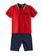 Kids' Set with Shorts Summer 2pcs Red