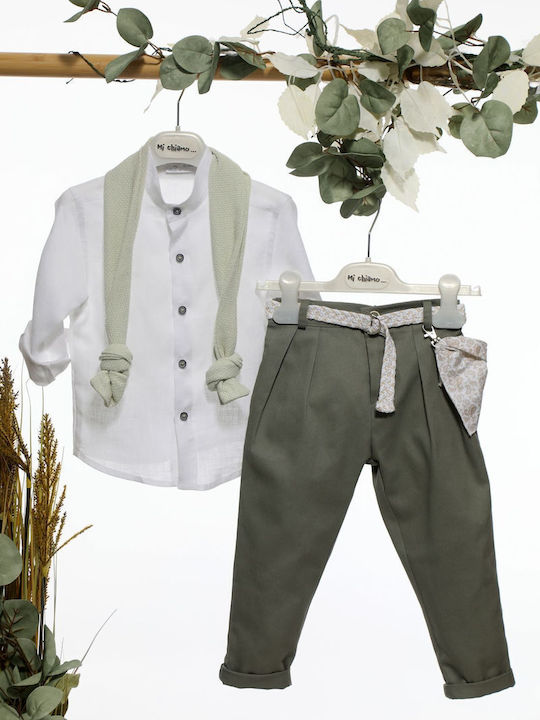 Mi Chiamo Baptism Suit White