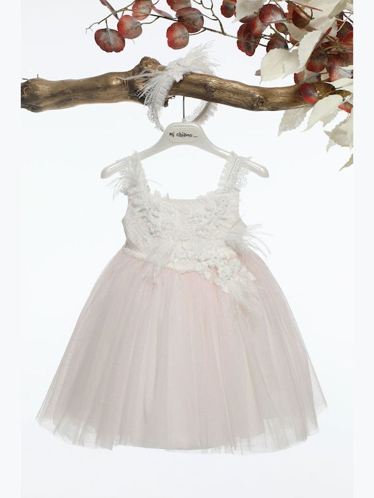 Mi Chiamo Pink Baptism Dress