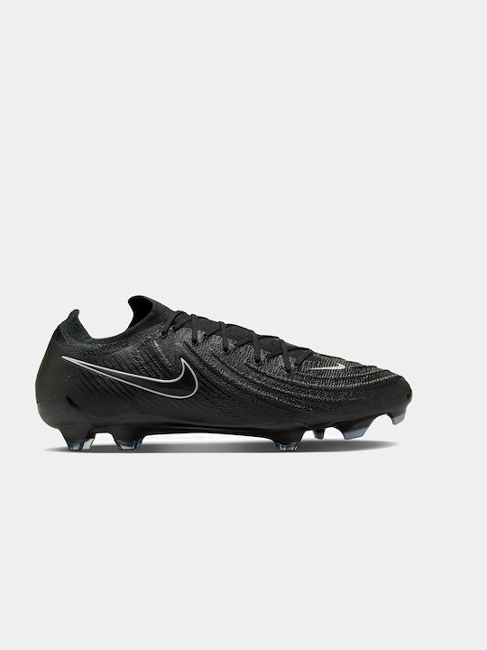 Nike Phantom GX 2 Elite Low Football Shoes FG with Cleats Black