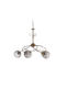 Klikareto ''carolina Plus'' Pendant Light Bronze Rail with Socket E27 52cm