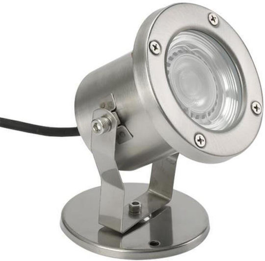 Eurolamp Φωτιστικό Πισίνας Προβολέας με Ψυχρό Λευκό Φως 145-55920