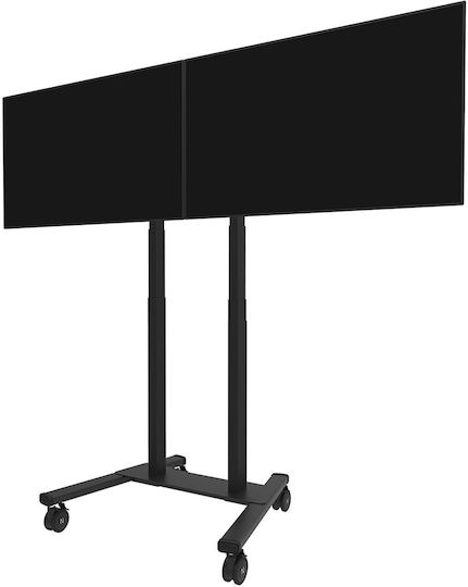 Neomounts ADM-875BL2 Βάση Τηλεόρασης Δαπέδου έως 65" και 100kg Μαύρο