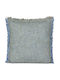 InTheBox Μαξιλάρι Καναπέ Bluing C από 100% Βαμβάκι Μπλε 50x50εκ.