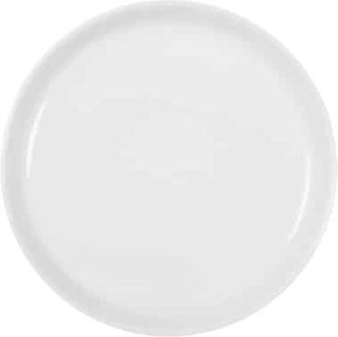 e-exoplismos Nordika Costaverde series Plate Shallow made of Porcelain White with Diameter 16cm 12pcs