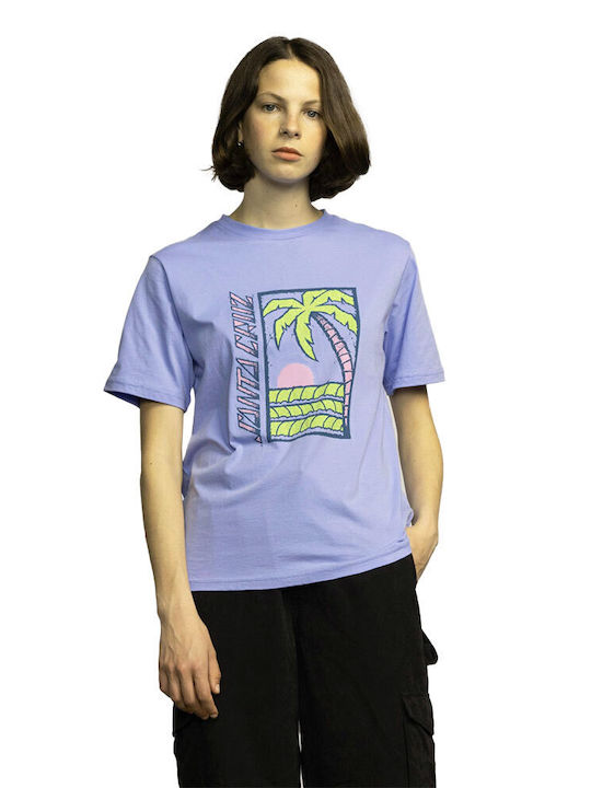 Santa Cruz Women's T-shirt Floral Hyacinth