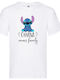 Fruit of the Loom Lilo And Stitch Original T-shirt Weiß Baumwolle
