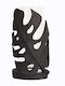 Art et Lumiere Candle Holder Ceramic in Black Color 14x14x23cm 1pcs
