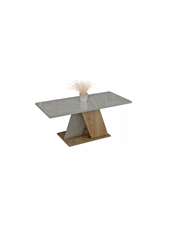 Rectangular Coffee Table Dile Gray L110xW55xH47cm
