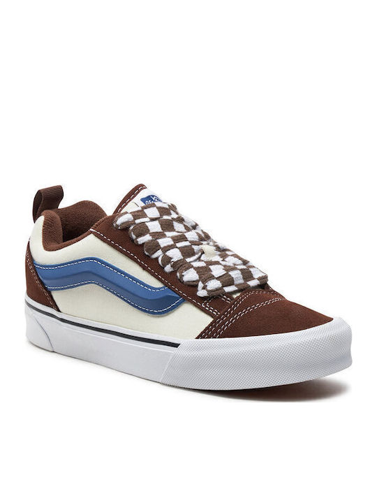 Vans Knu Skool Damen Flatforms Sneakers Coffee