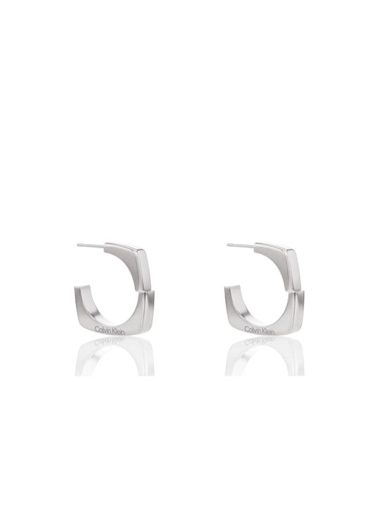 Calvin Klein Earrings Hoops made of Steel