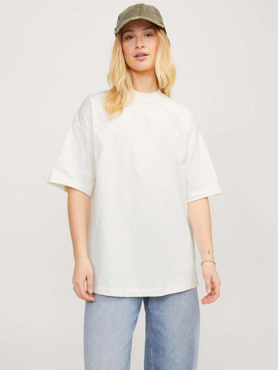 Jack & Jones Women's Oversized T-shirt White