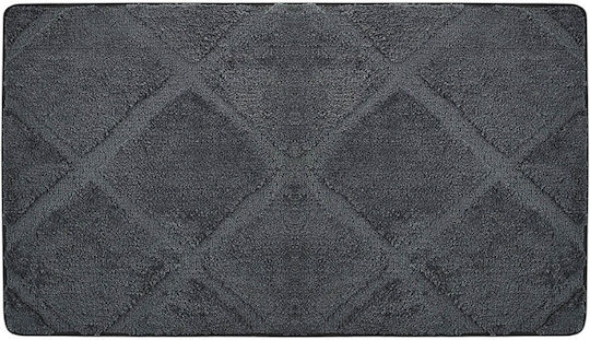 Ankor Badematte Synthetisch,Polyester/Cotton/Leather Rechteckig 831227 Grey 50x80cm