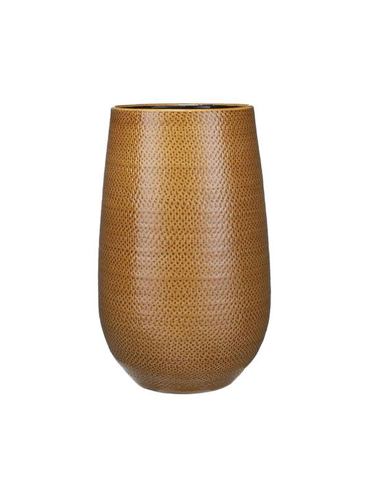 Mica Decorative Vase Gabriel Yellow 21x35cm