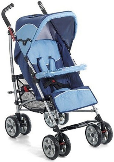 Plebani Linus Regenschirm Kinderwagen Geeignet ab 6+ Monaten Blau 8.5kg