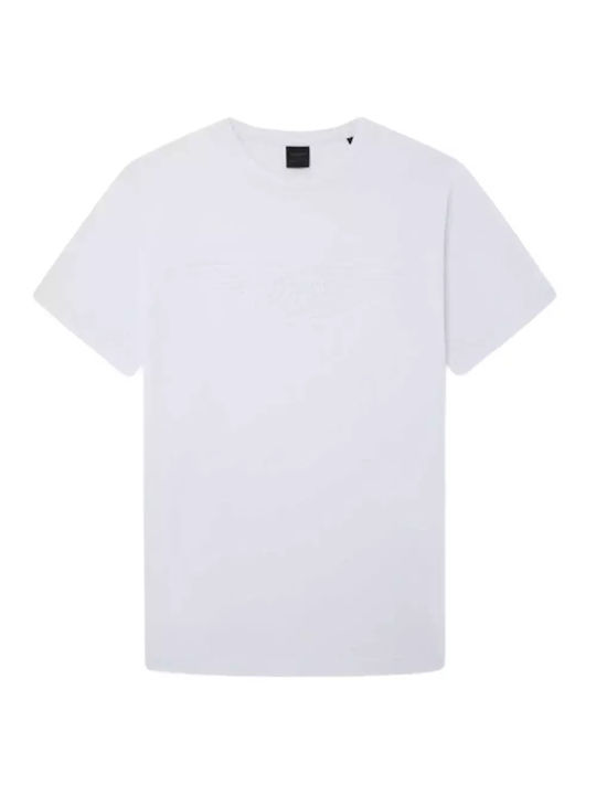 Hackett T-shirt Bărbătesc cu Mânecă Scurtă Alb