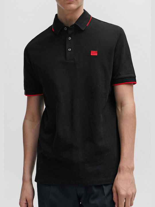 Hugo Boss Men's Short Sleeve Blouse Polo Black