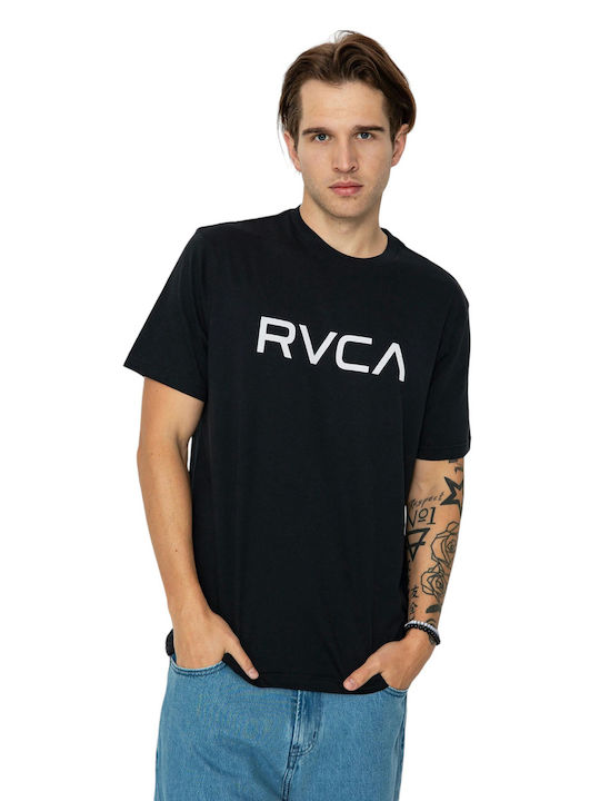 RVCA Ανδρικό T-shirt Κοντομάνικο Μαύρο