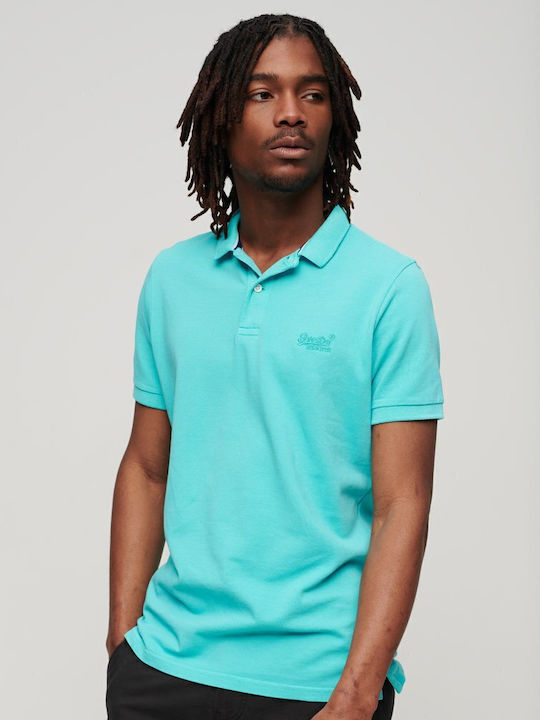 Superdry Organic Cotton Vintage Destroy Polo He...
