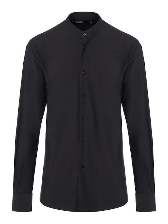 Karl Lagerfeld Men's Shirt Long Sleeve Black