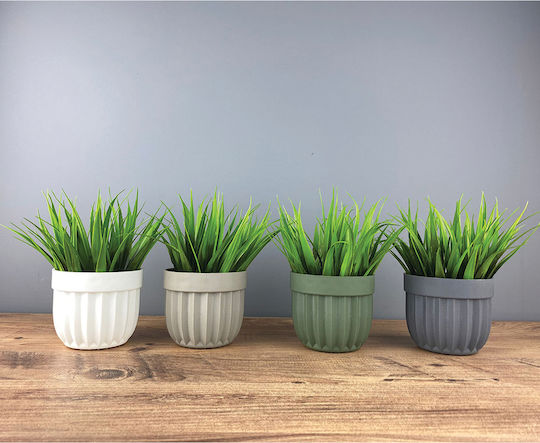 Dekorative Künstliche Blumen & Pflanzen Gras in Topf Verschiedene Farben Viosarp