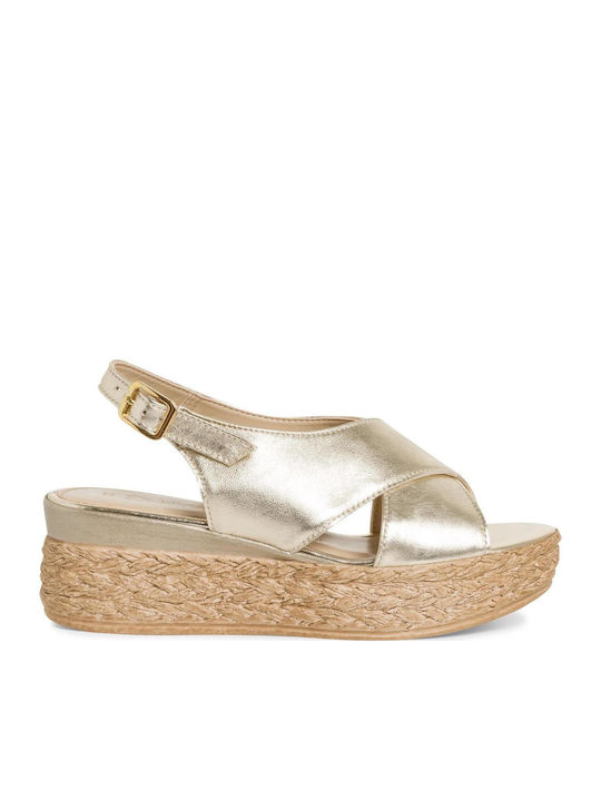 Damenplattformen Goldene