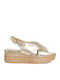 Damenplattformen Goldene
