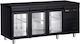 Inomak Ψυγείο Πάγκος χωρίς Μοτέρ Υ87.5xΠ179xΒ60cm