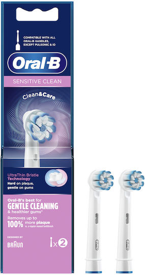 Oral-B Sensitive Clean Replacement Heads for 2 pcs