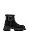 Alpe Leather Women's Ankle Boots Black