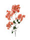 Kaemingk Ramură Decorativă Artificială Bougainvillea Orange 100cm 1buc