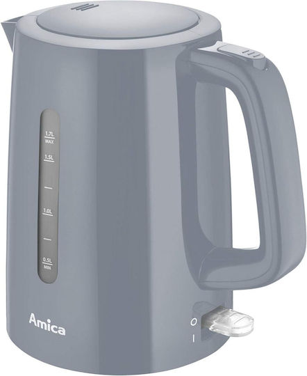 Amica Kettle 1.7lt 2400W Gray