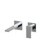 AQG Built-in Mixer & Spout Set for for Bathroom Sink Silver