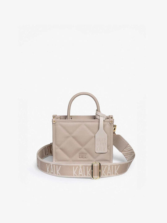 KALK Damen Tasche Tote Hand Beige