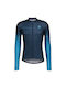 Scott RC Team 10 Bărbați Mânecă lungă Tricou de ciclism Albastru